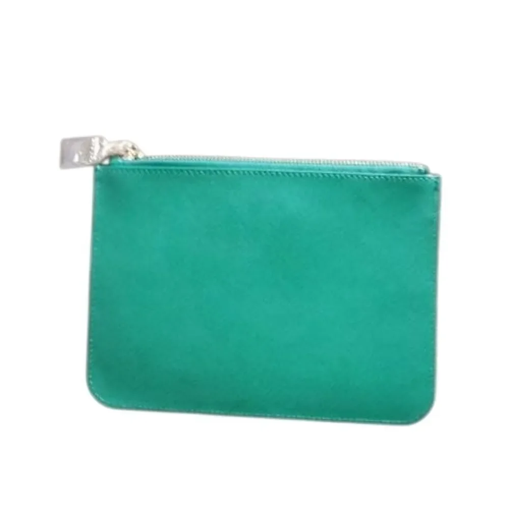 DKNY Green Leather  Clutch